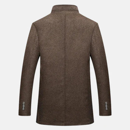Trench Coat - Combed Blend Slim Shape & Windproof Warmth
