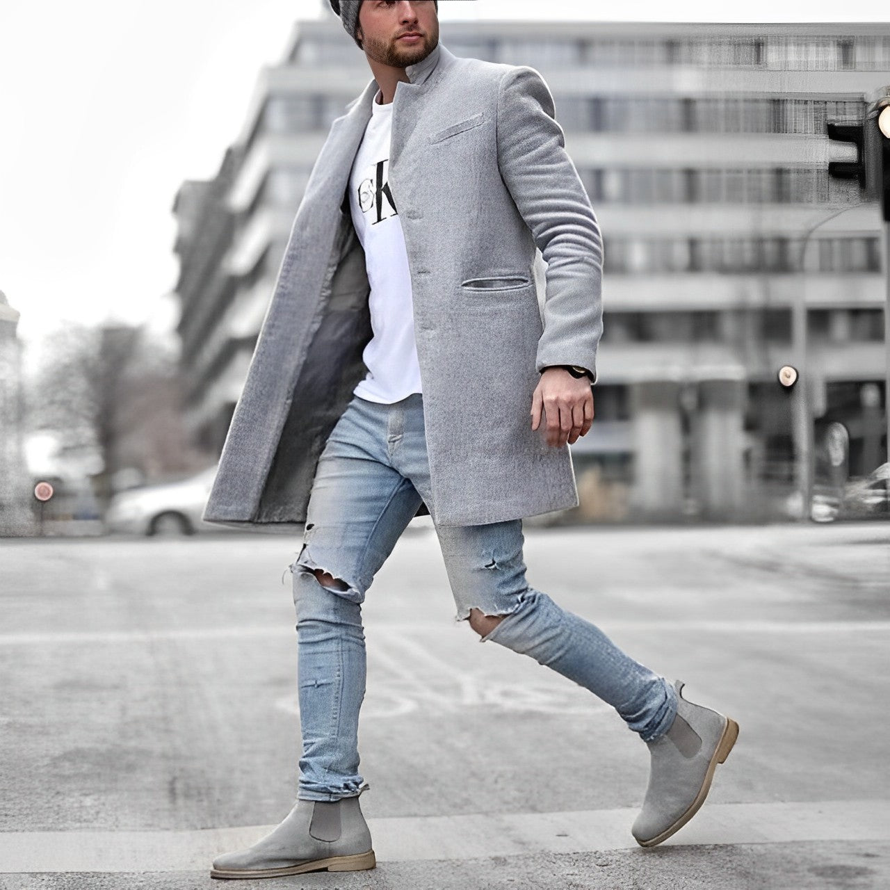 Teddy | Mens Classic Fit Warm Winter Coat - BritishElegance
