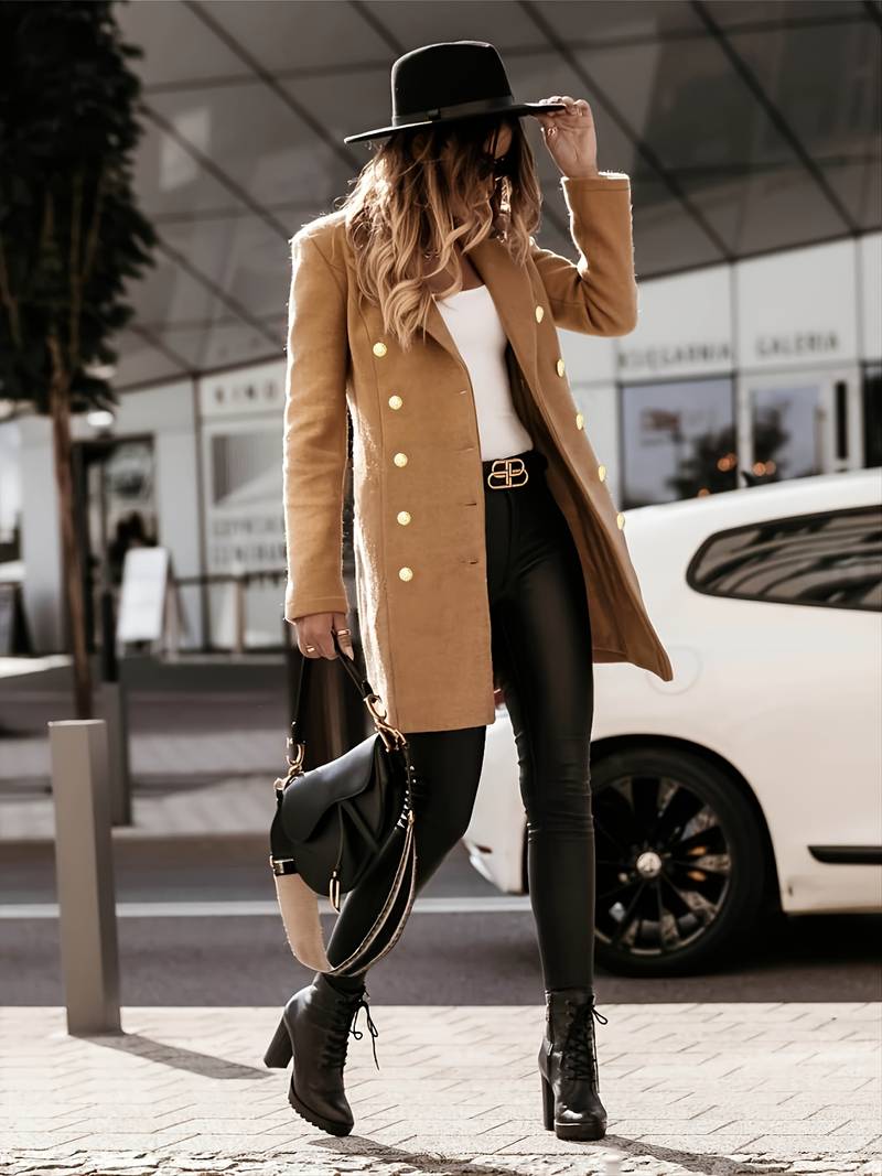 Wilma | Women’s Quilted Faux Fur Crop Jacket – Trendy Short Open Front Coat for Warm Winter Comfort