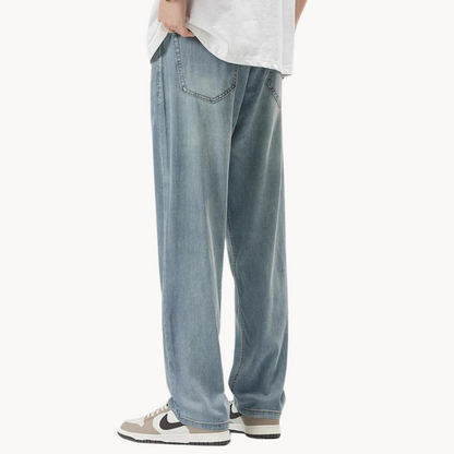 Trousers - Denim Blend Lower Rise & Relaxed Hip Fit
