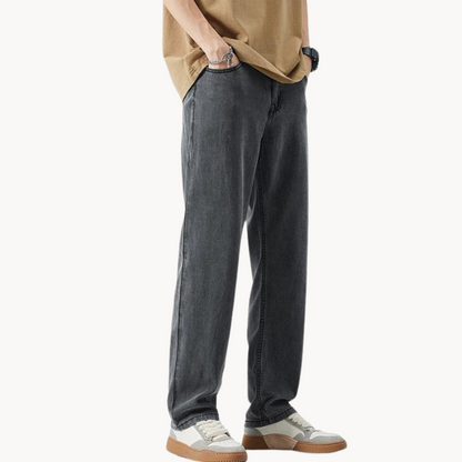 Trousers - Denim Blend Lower Rise & Relaxed Hip Fit