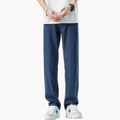 Trousers - Denim Blend Lower Rise & Relaxed Hip Fit
