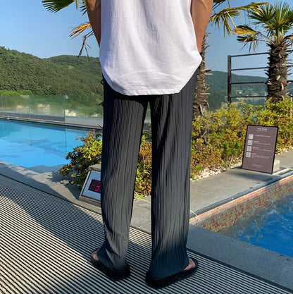 Trousers - Pleated Front & Relaxed Fit For Easy Movement