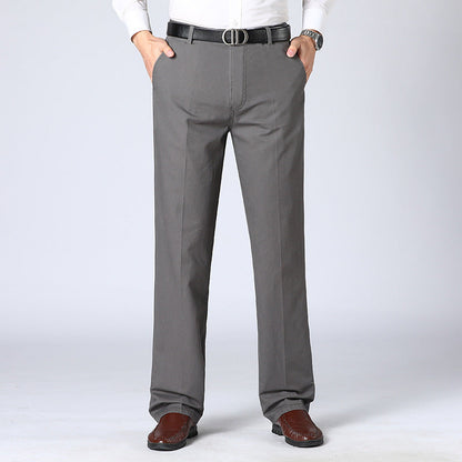 Trousers - Polyester Blend Relaxed Cut And Easier Motion
