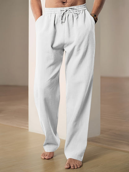 Trousers - Soft Blend Relaxed Cut & Drawstring Waist