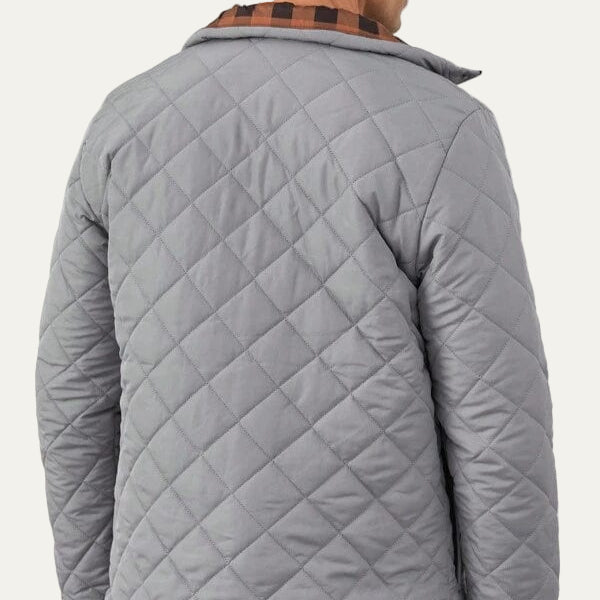 Men’s Diamond Quilted Winter Jacket