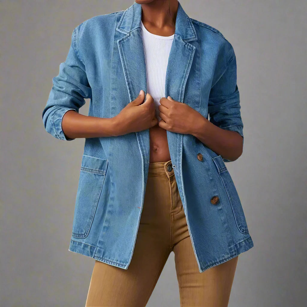 Classic Fit Women's Blazer with Pockets