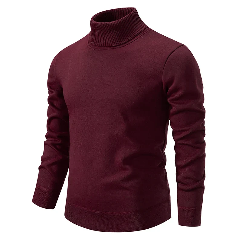 Turtleneck Sweater - High Neck & Stretch Shape Warmth