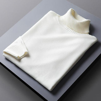 Turtleneck Sweater - Soft Blend Tall Neck And Trap Warm Air