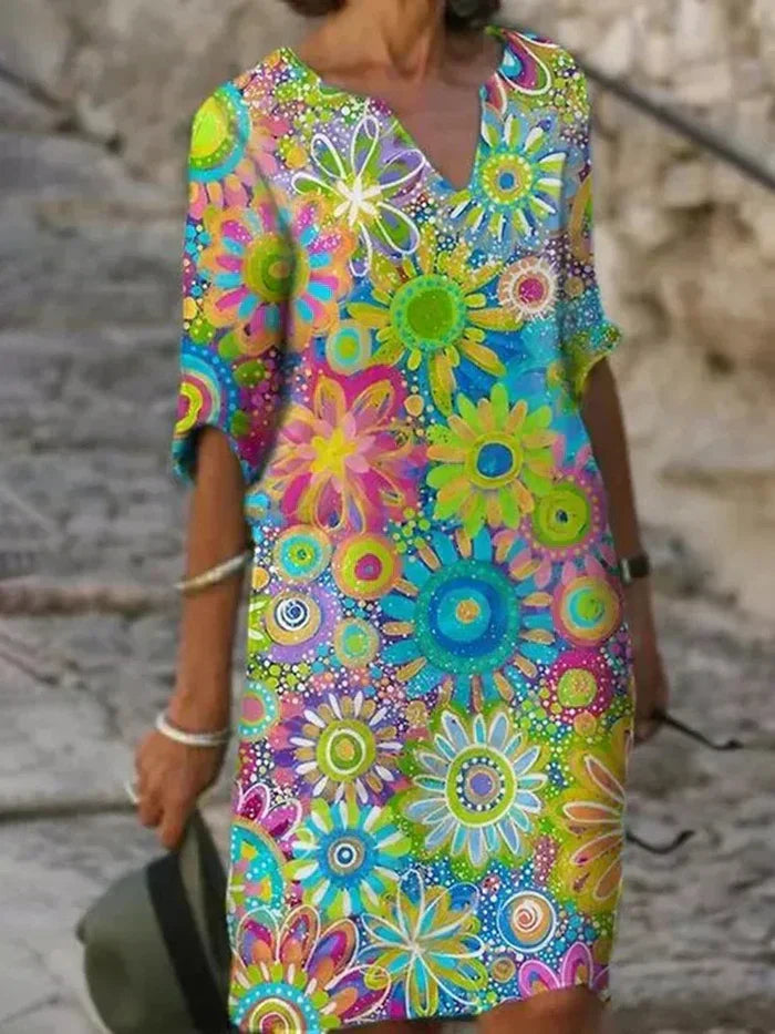 Beautiful Floral Summer Dress
