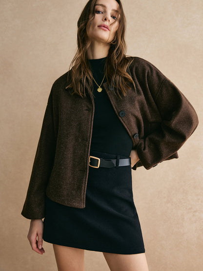 Jelly | Refined Tweed Button Down Jacket