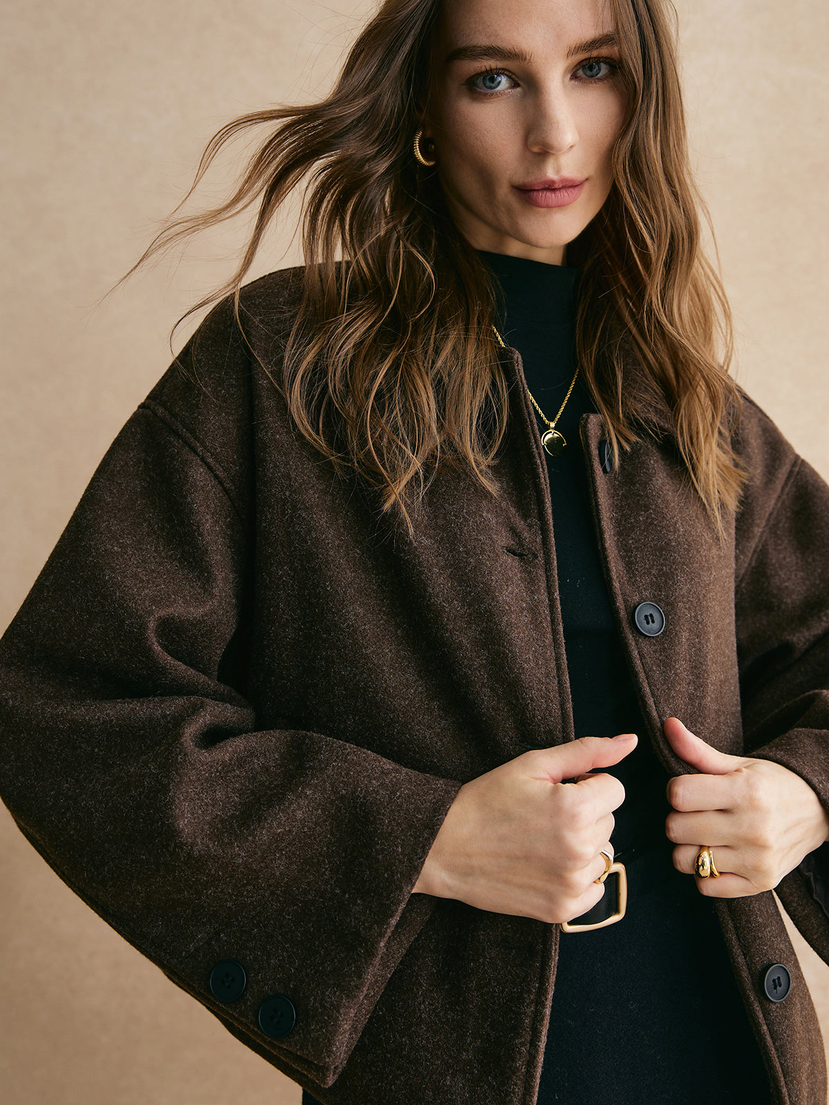 Jelly | Refined Tweed Button Down Jacket