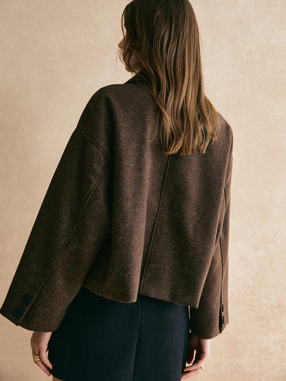 Jelly | Refined Tweed Button Down Jacket