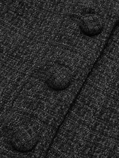 Skye | Tweed Fitted Lapel Blazer