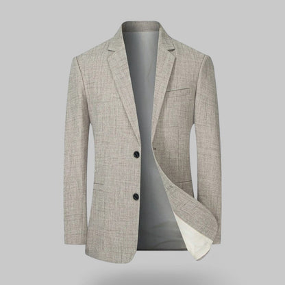 Two-Button Business Casual Single Breasted Men's Blazer