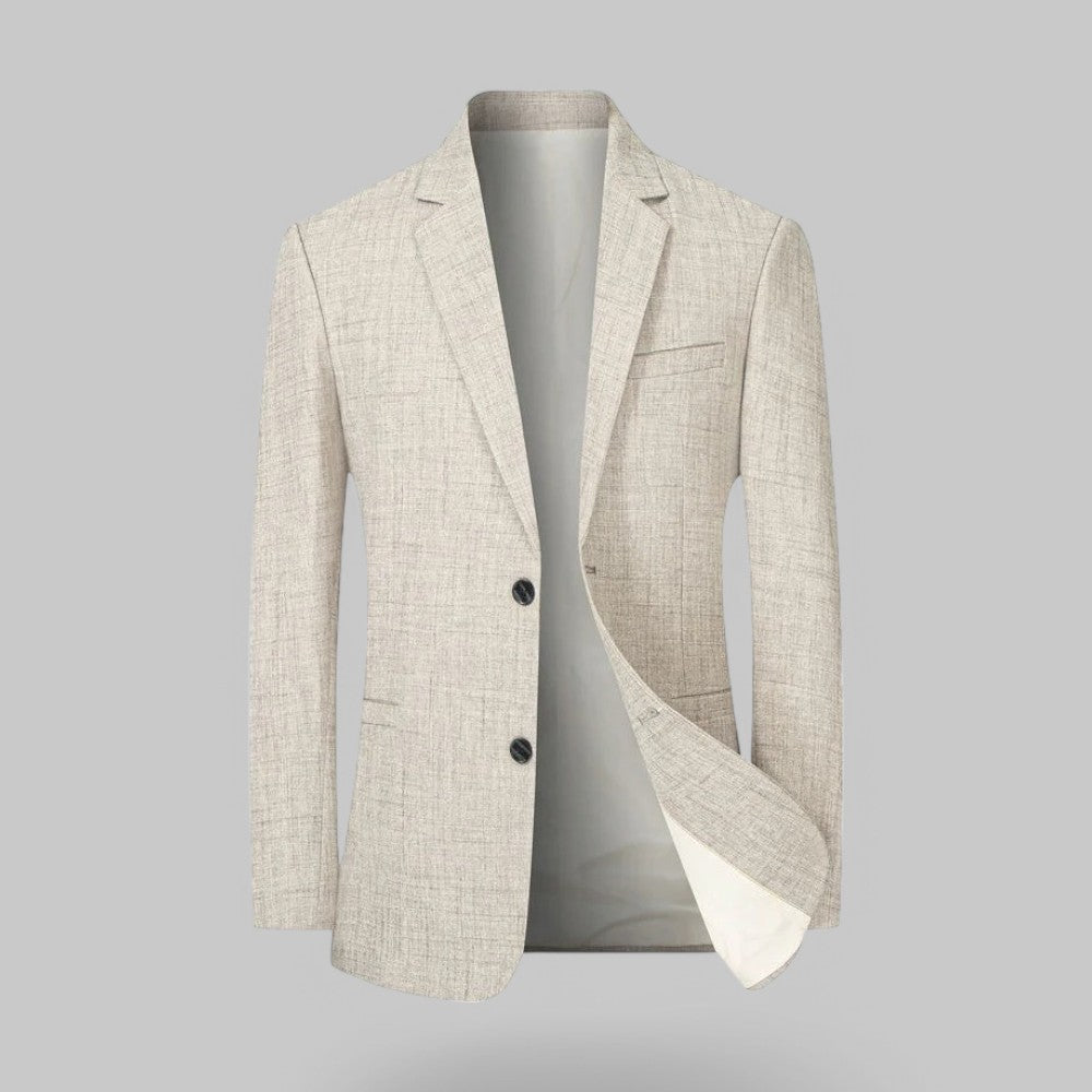 Two-Button Business Casual Single Breasted Men's Blazer