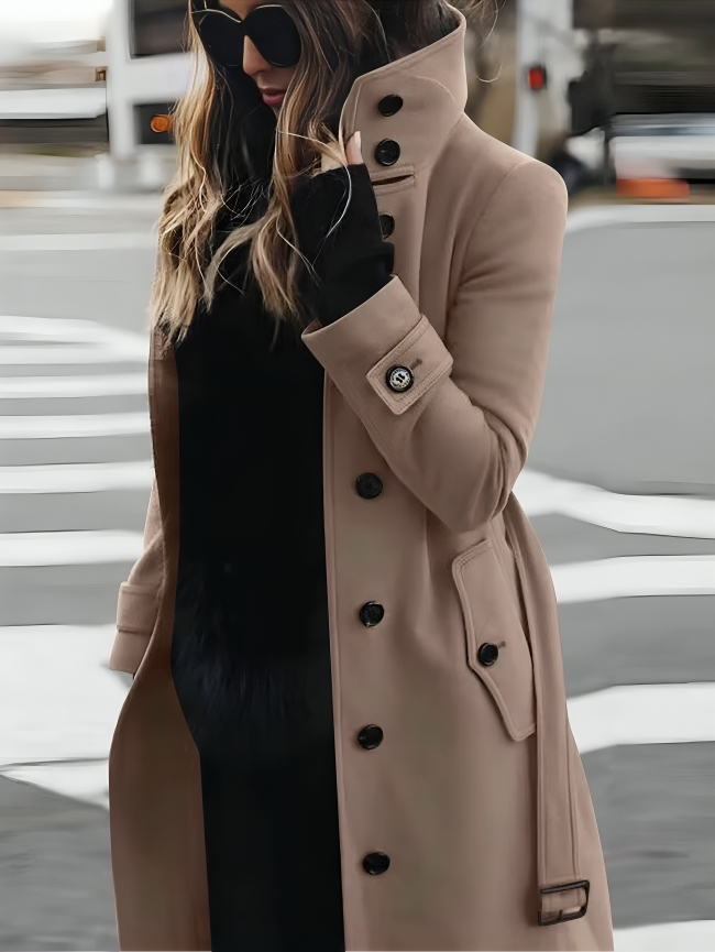 Classic Double Breasted Rain Coat