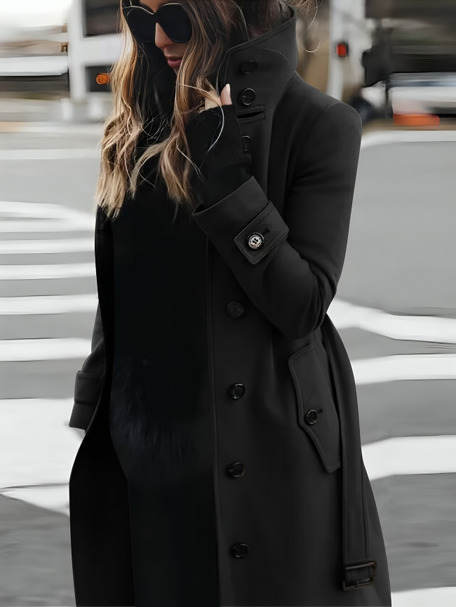 Classic Double Breasted Rain Coat
