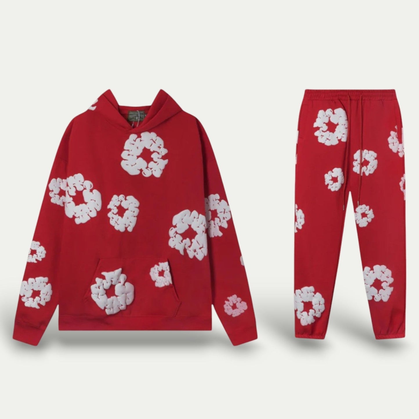 Women’s Floral Print Hooded Loungewear Set