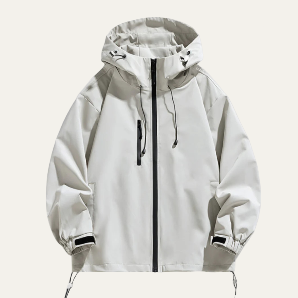 Men’s Lightweight Minimalist Hooded Windbreaker