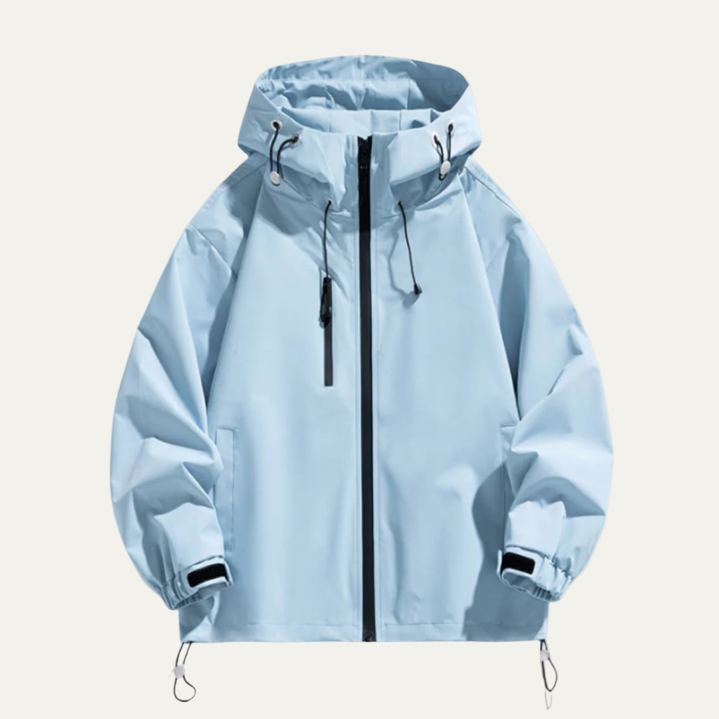 Men’s Lightweight Minimalist Hooded Windbreaker