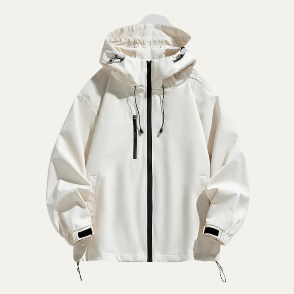 Men’s Lightweight Minimalist Hooded Windbreaker