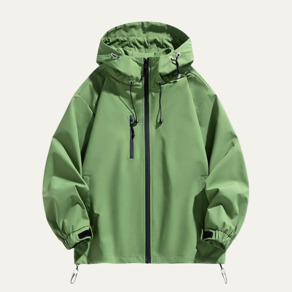 Men’s Lightweight Minimalist Hooded Windbreaker