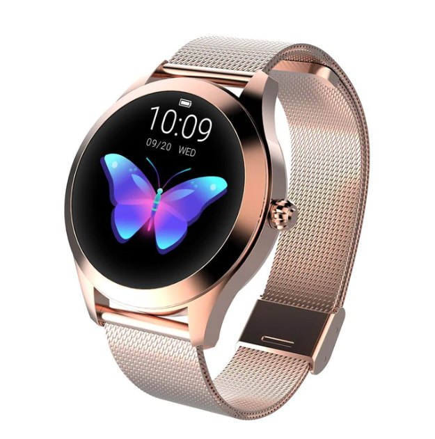 Stylish Women's Fitness Smartwatch with Health Tracker - BritishElegance