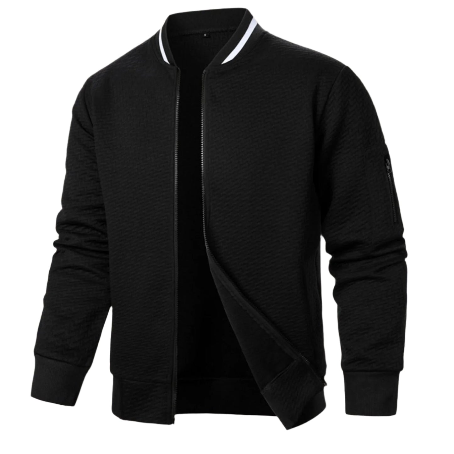 The Harrogate Elegant Zip-Up Cardigan