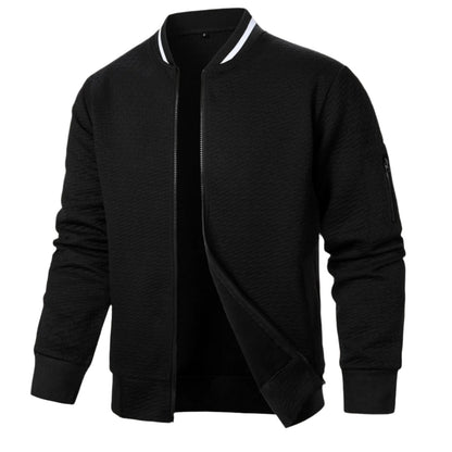 The Harrogate Elegant Zip-Up Cardigan