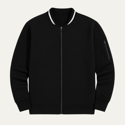 The Harrogate Elegant Zip-Up Cardigan