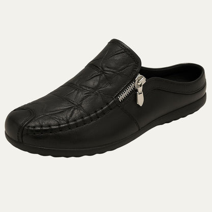 Men’s Leather Mule Loafers