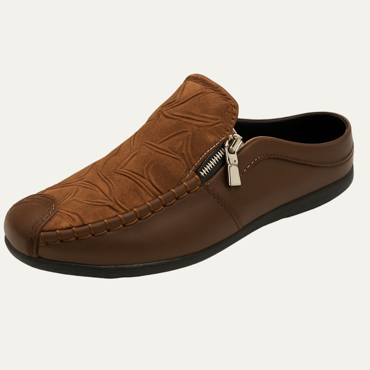 Men’s Leather Mule Loafers