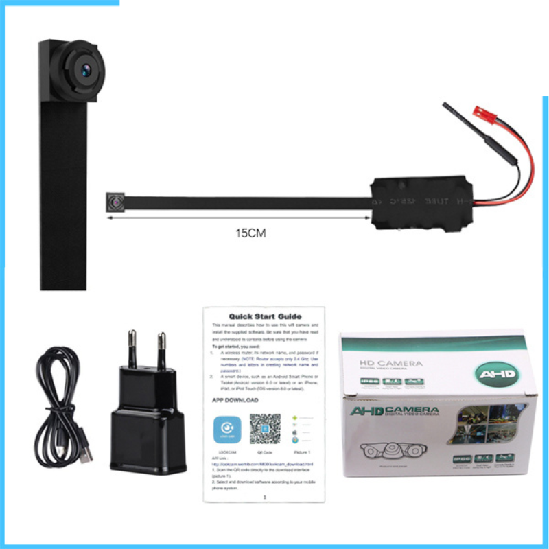 Wireless 4K Home Security Camera with Hidden Recorder