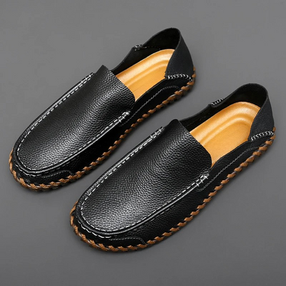 Bennett | Leather Loafers – Handmade Slip-On Shoes with Cushioned Comfort