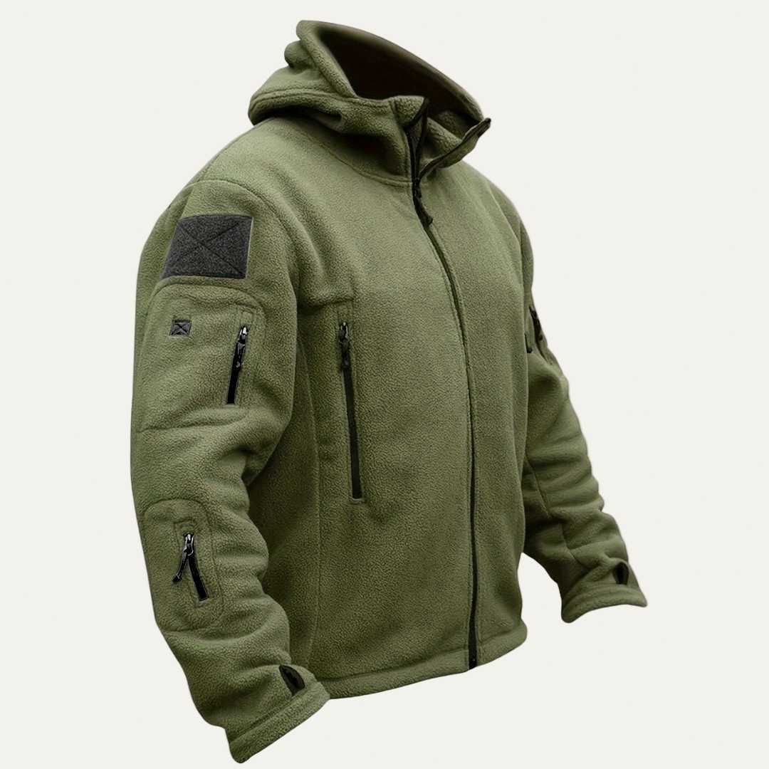 Men’s Tactical Zip-Up Hooded Jacket