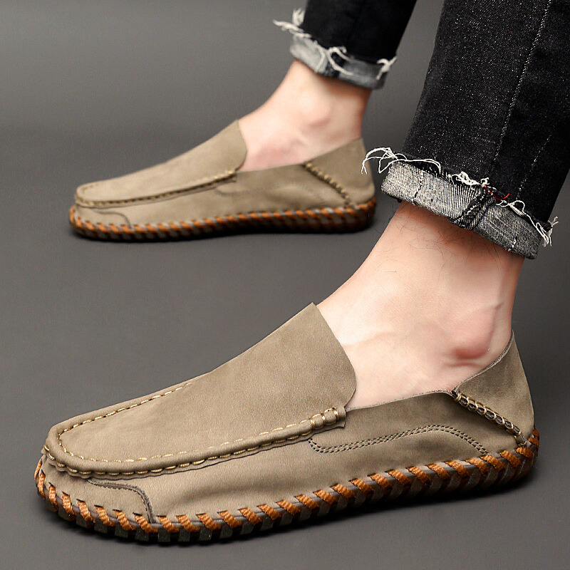 Bennett | Leather Loafers – Handmade Slip-On Shoes with Cushioned Comfort