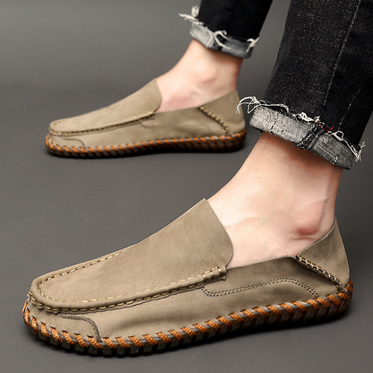 Bennett | Leather Loafers – Handmade Slip-On Shoes with Cushioned Comfort