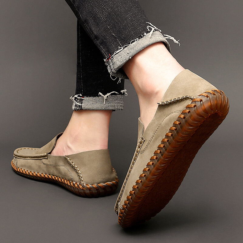 Bennett | Leather Loafers – Handmade Slip-On Shoes with Cushioned Comfort