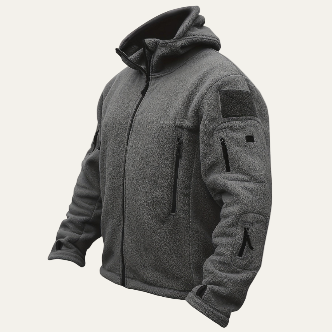 Men’s Tactical Zip-Up Hooded Jacket