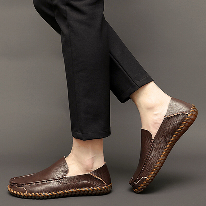 Bennett | Leather Loafers – Handmade Slip-On Shoes with Cushioned Comfort