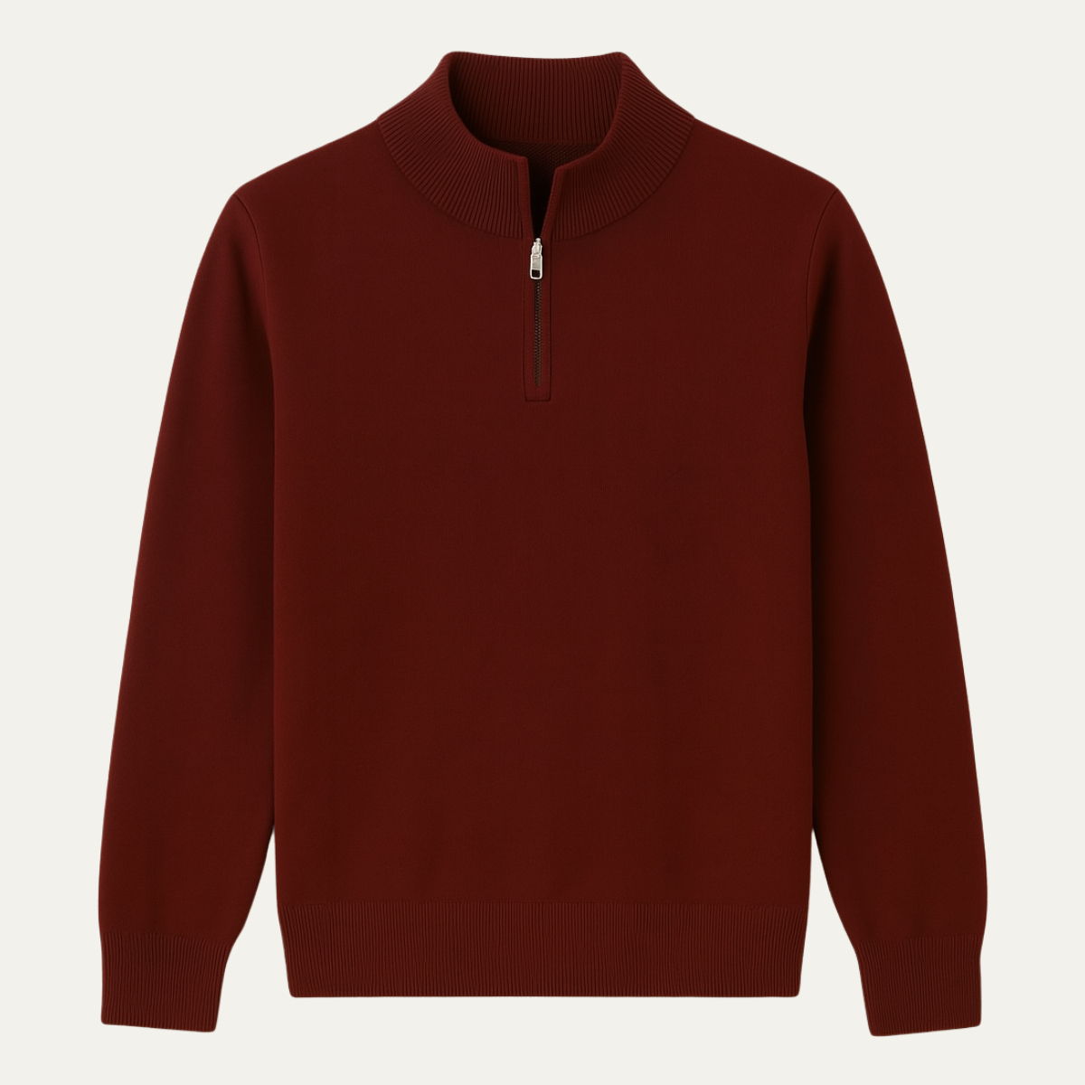 The Old Money Half-Zip Jumper for Men – Navy Blue