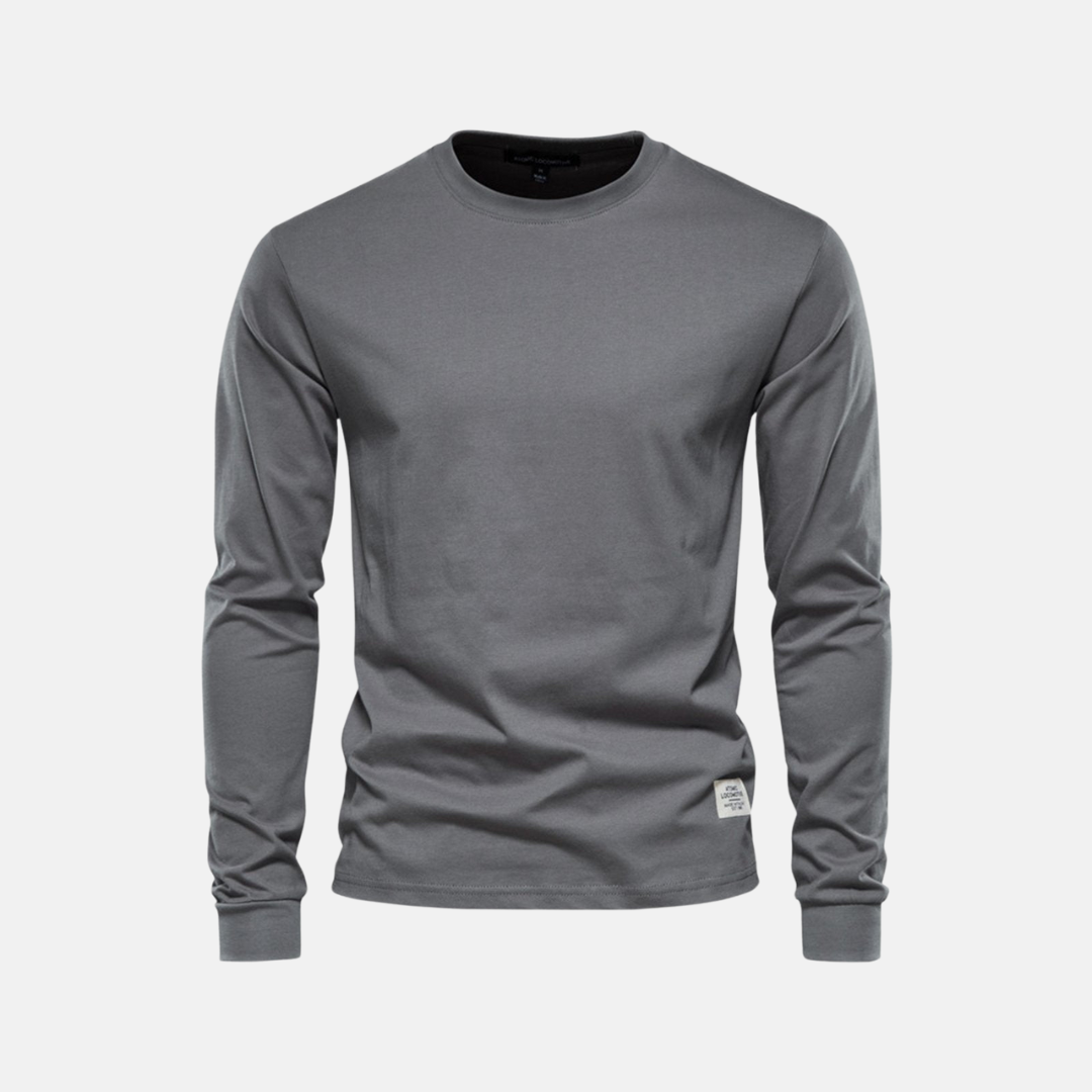 Men’s Classic Long Sleeve Crewneck Tee