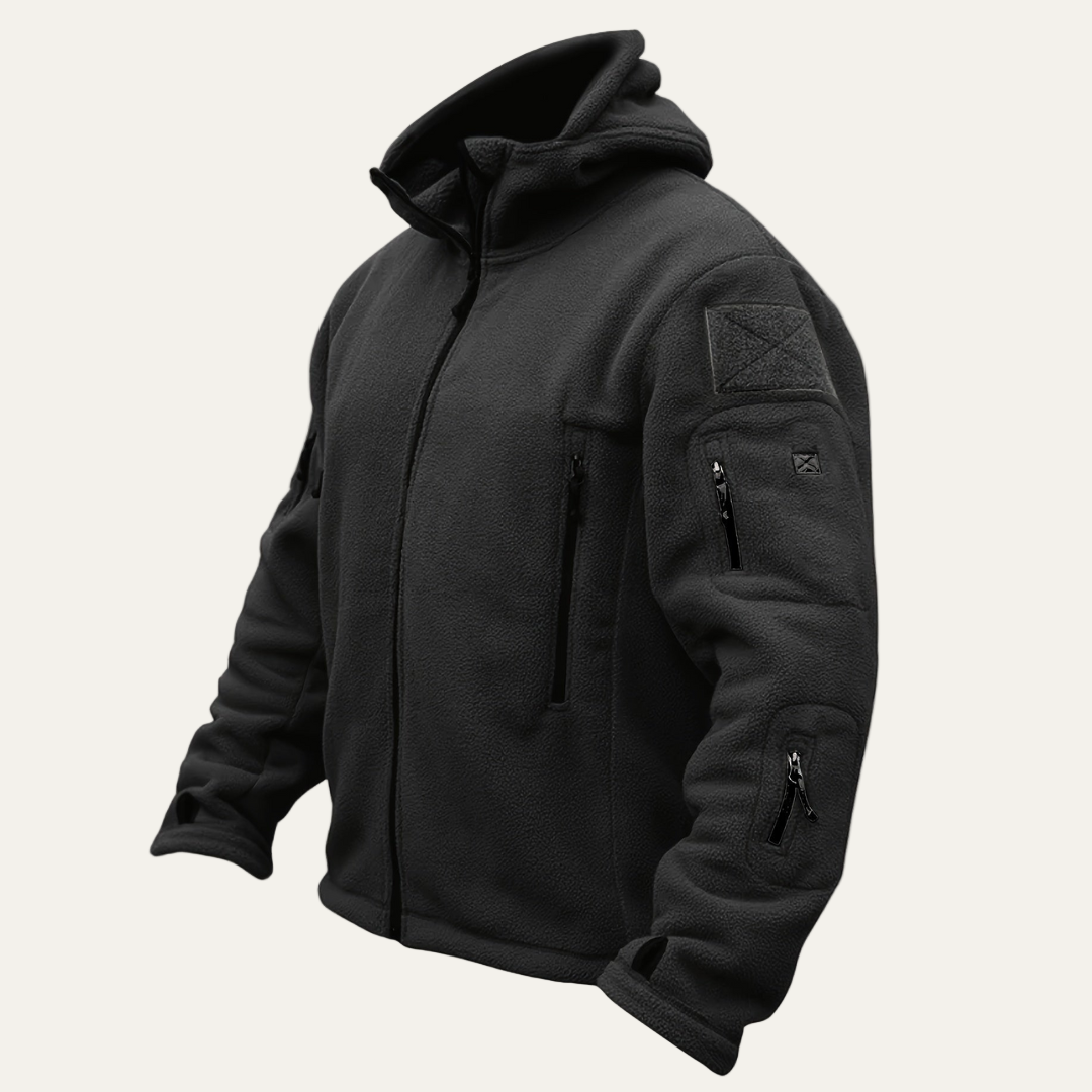 Men’s Tactical Zip-Up Hooded Jacket