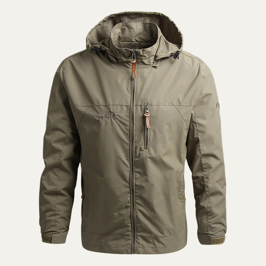 Men’s Waterproof Casual Windbreaker Jacket