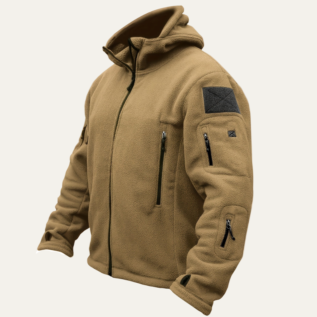 Men’s Tactical Zip-Up Hooded Jacket