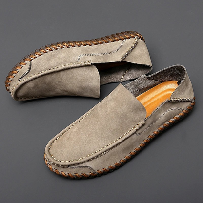 Bennett | Leather Loafers – Handmade Slip-On Shoes with Cushioned Comfort