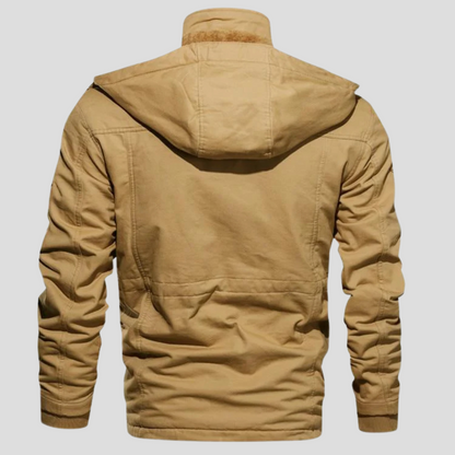 Men’s Robust Jacket – Solid Layer for Cold & Windy Days