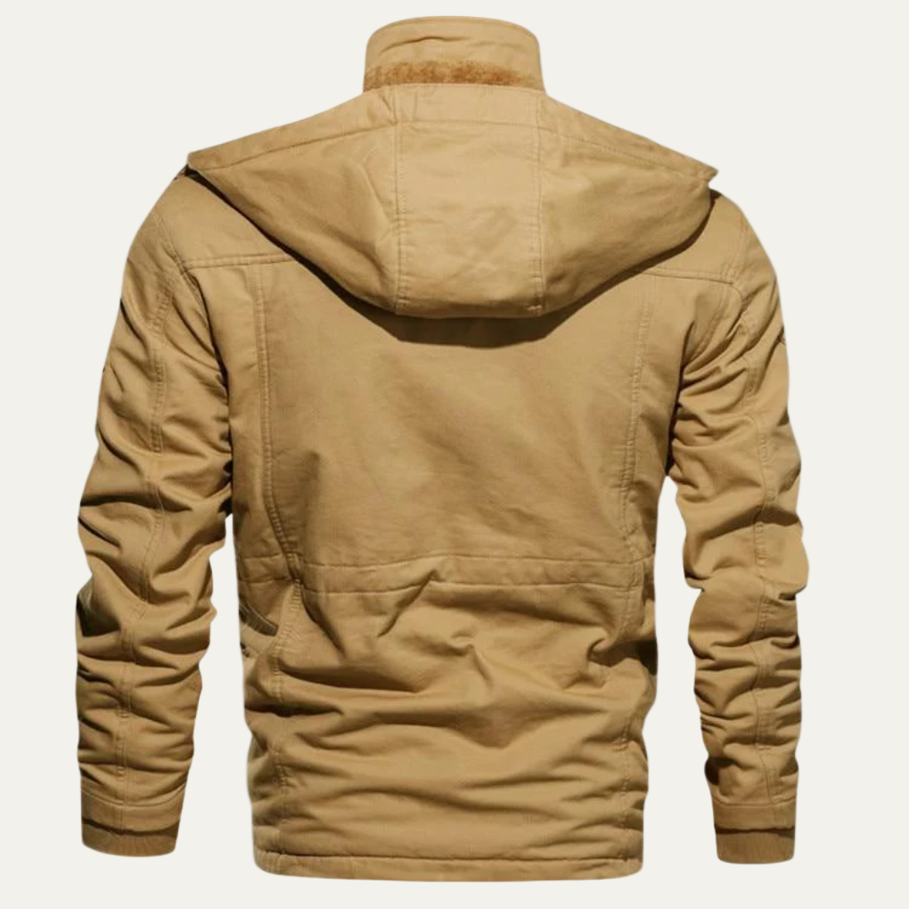 Men’s Winter Multi Pocket Cargo Military Jacket