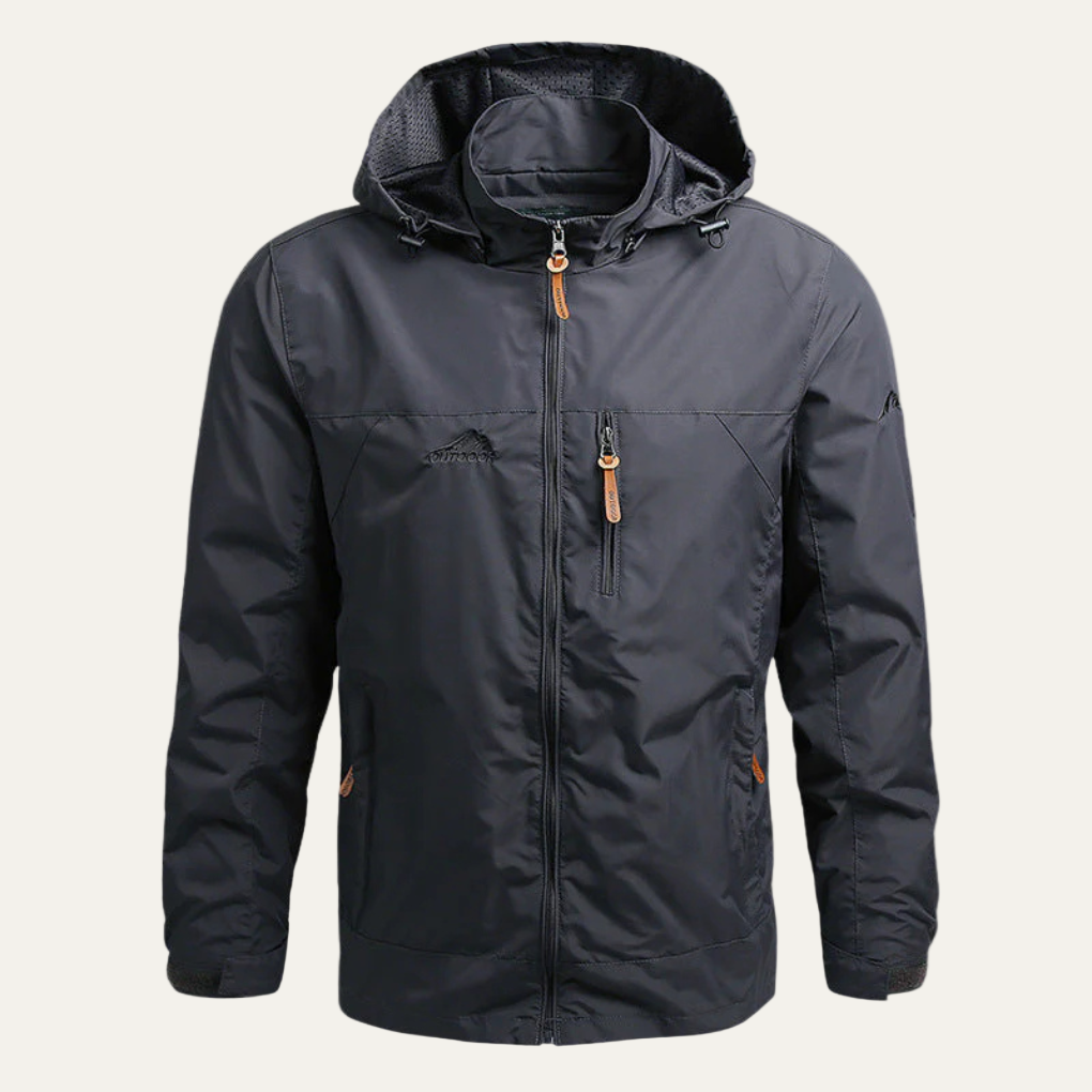 Men’s Waterproof Casual Windbreaker Jacket